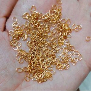 thin oval jumprings (4mm)