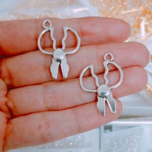 tiny bow charms