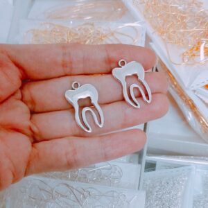 tiny bow charms