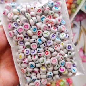 alphabet beads (6mm)