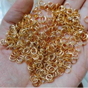 thin oval jumprings (4mm)