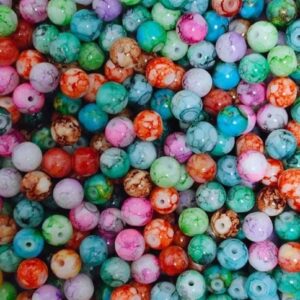 marble beads mix (8mm)