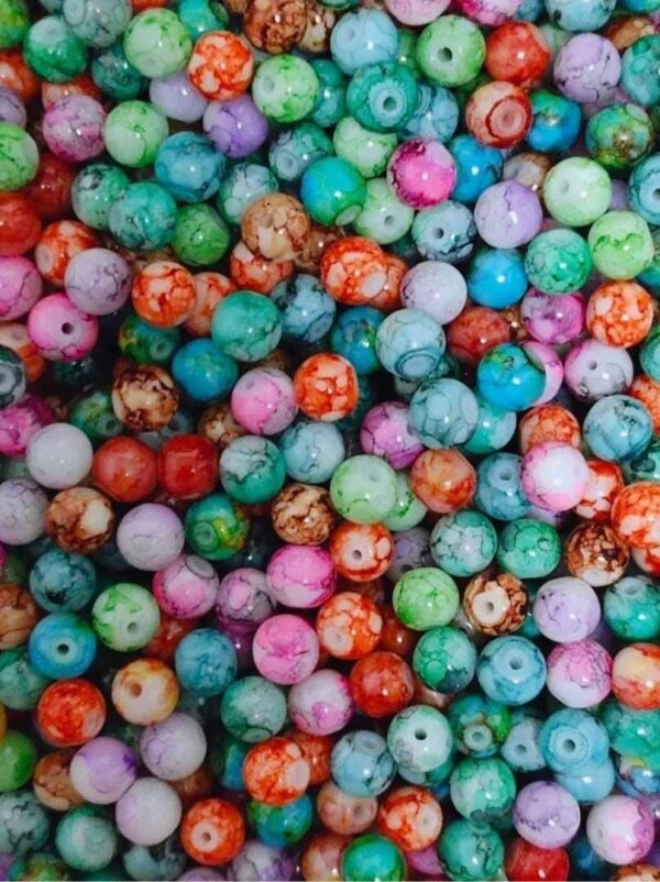 marble beads mix (8mm)