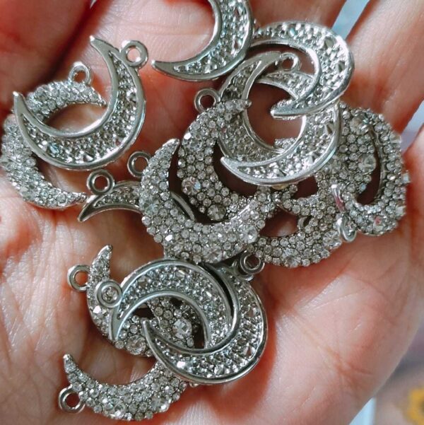 diamond studded moon