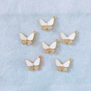 diamond studded butterfly