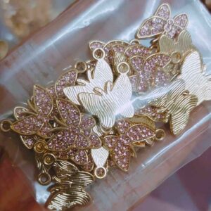 diamond studded butterfly