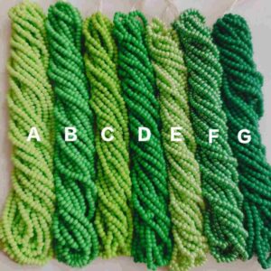 preciosa seed beads (2mm)