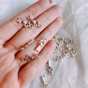 tiny key charms