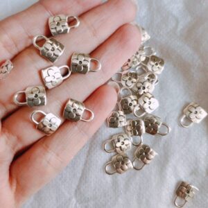 tiny lock charms