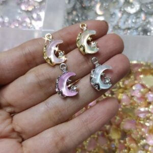 tiny moon charms
