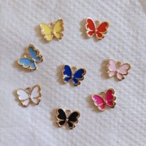 enamel butterfly charms