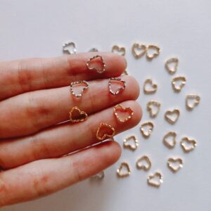 brass hearts