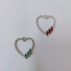 imported heart charm