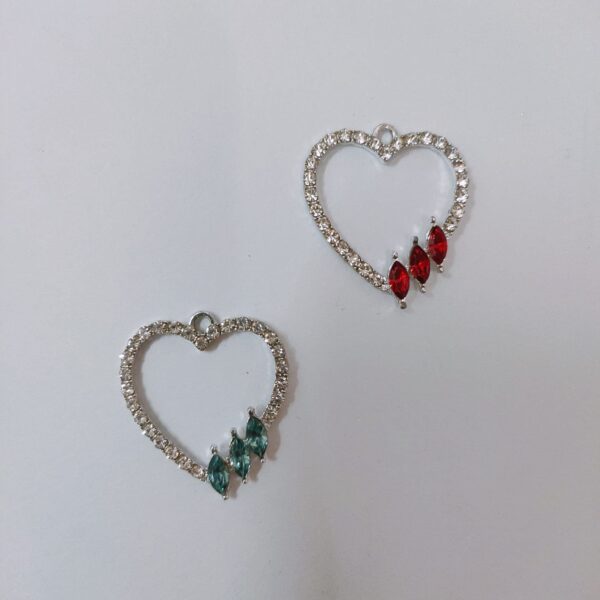 imported heart charm