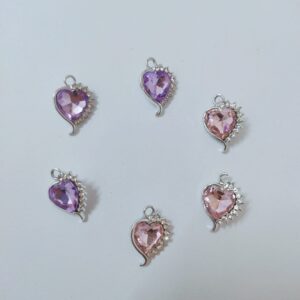 imported heart charm