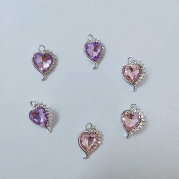 imported heart charm