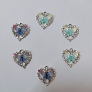 imported butterfly charms