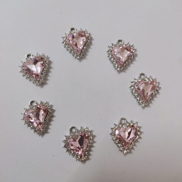imported heart charms