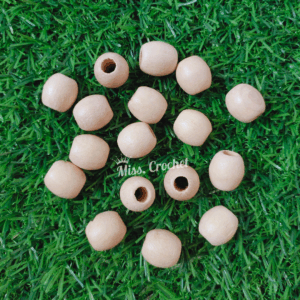 wooden beads oval