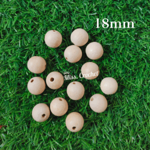 wooden beads (18mm)