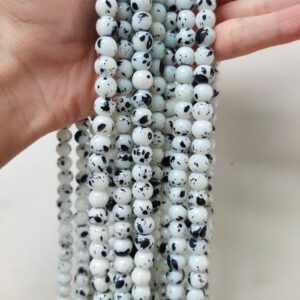 marble glass beads