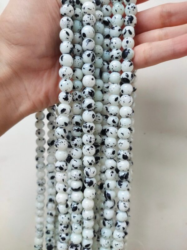 marble glass beads