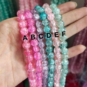 crackle beads (8mm)