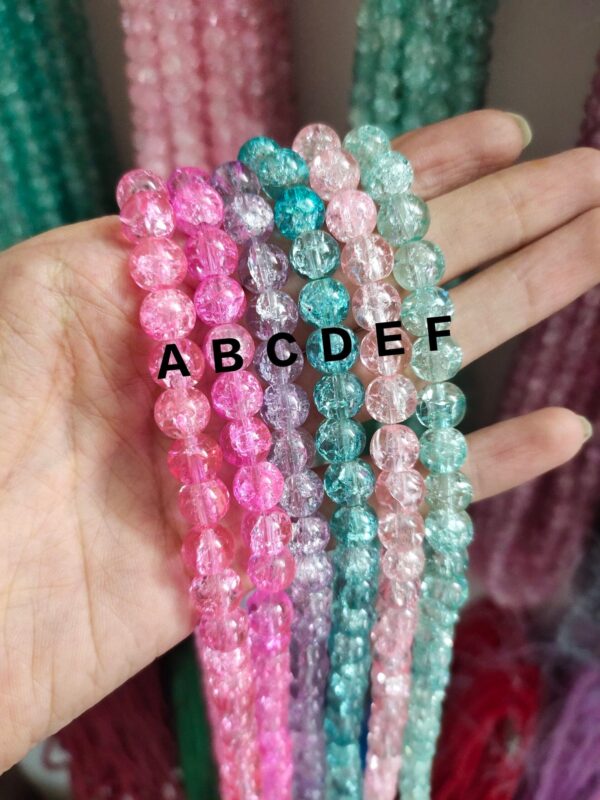 crackle beads (8mm)