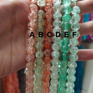 crackle beads (8mm)