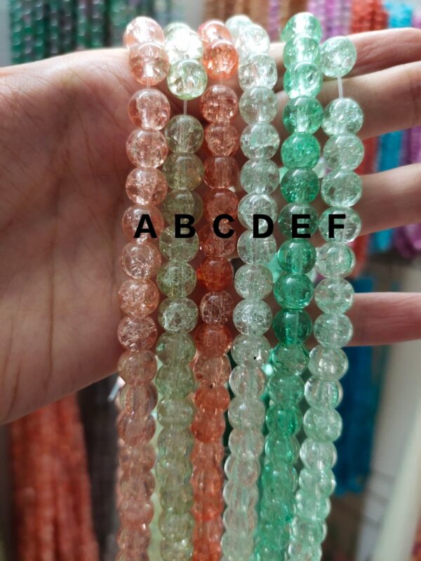 crackle beads (8mm)