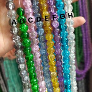 crackle beads (8mm)