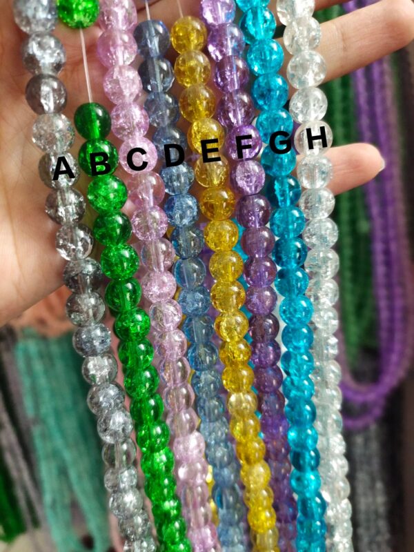 crackle beads (8mm)