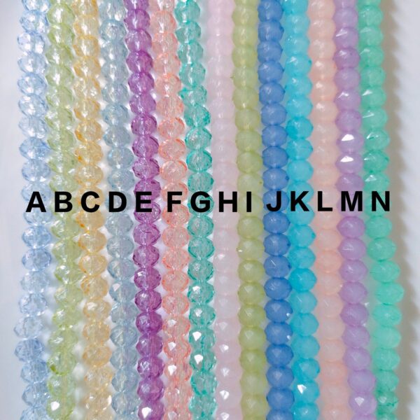 acrylic crystal beads (8mm)