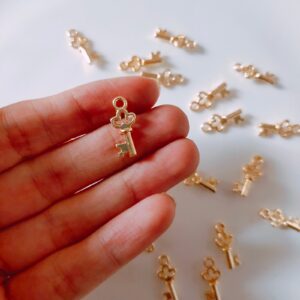 tiny key charms