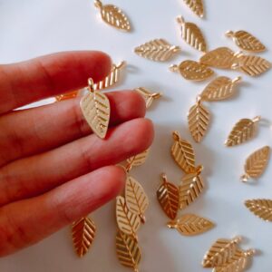 leaf charms
