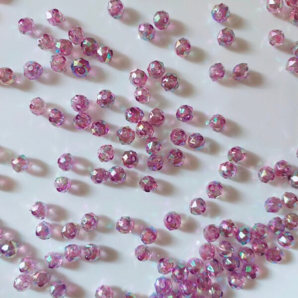rainbow crystal beads (8mm)