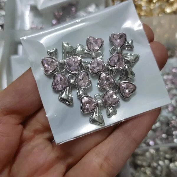 mini bow charms