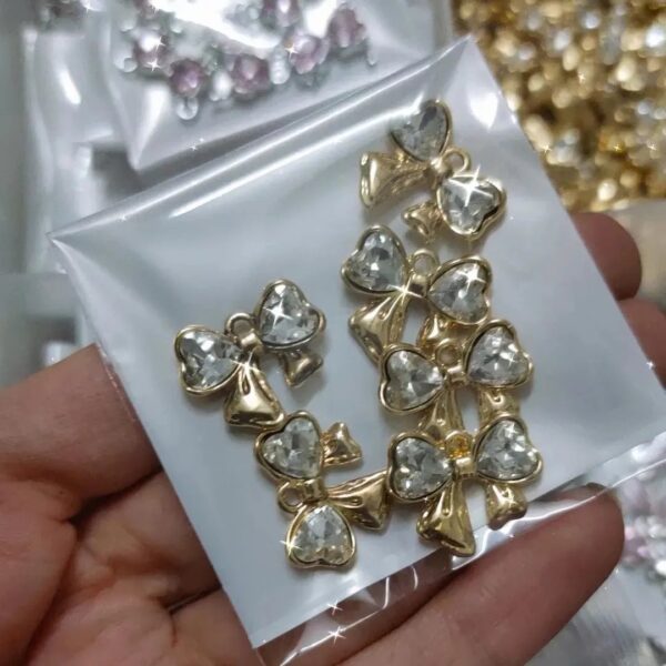 mini bow charms