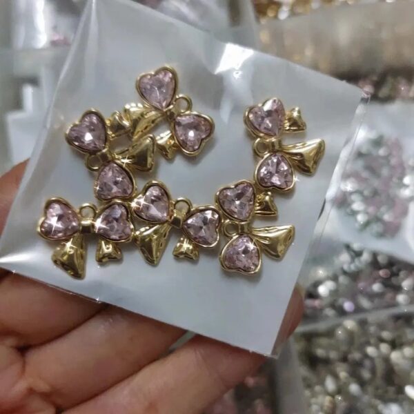 mini bow charms