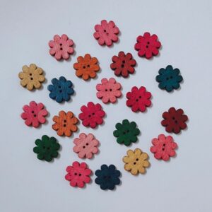 wooden buttons