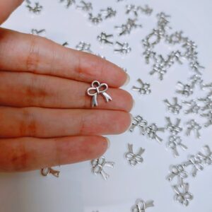 tiny bow charms