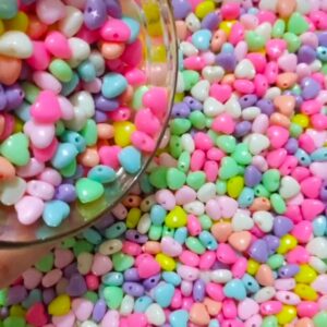 acrylic hearts