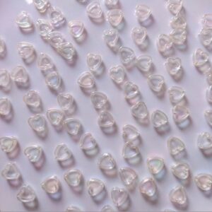 mini heart beads