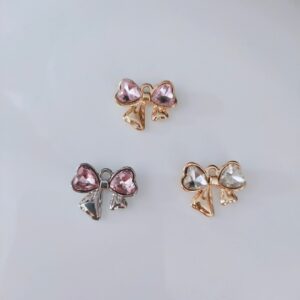 mini bow charms