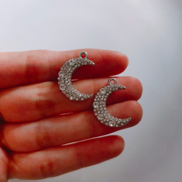 diamond studded moon