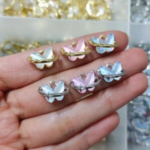 tiny butterfly charms