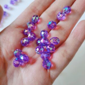 rainbow crystal beads (8mm)