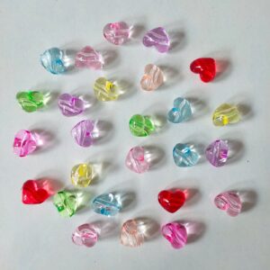 acrylic hearts