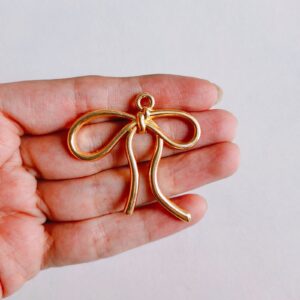 metal bow charms
