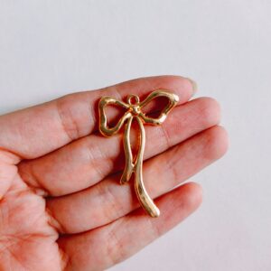 metal bow charms